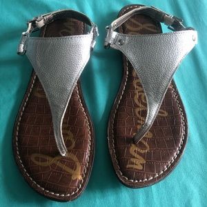Sam Edelman Silver Sandals Size 6